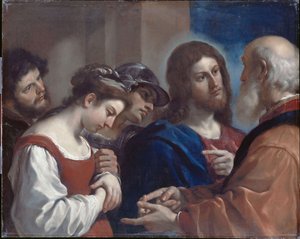 Die Ehebrecherin von Guercino