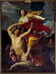 Dejanire wird vom Zentaur Nessus entführt