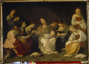 Die Erziehung der Jungfrau Maria von Guido Reni