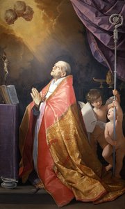 Heiliger Andrea Corsini, um 1629-1630 von Guido Reni