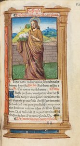 Gedrucktes Stundenbuch Gebrauch von Rom: fol. 98r, St. Johannes der Täufer, 1510
