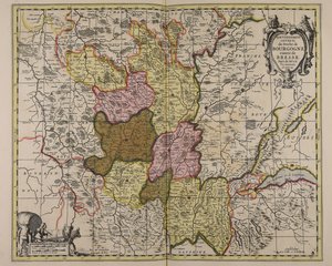 Regierung des Herzogtums Burgund, Grafschaft Bresse, Länder Bugey, Valromey und Gex &c. von Guillaume Sanson