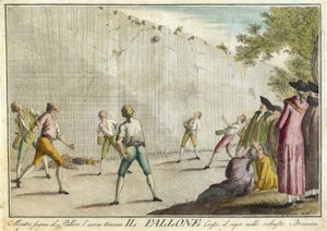 Il Pallone aus Giuochi, Trattenimenti e Feste Annue che si Costumano in Toscana e Specialmente in Firenze, veröffentlicht 1790