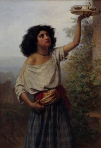 Junge Zigeunerin, 1870