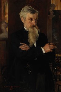 Porträt von August Schauman, Journalist