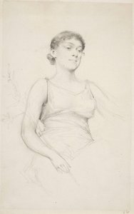 Sitzende junge Frau von Gunnar Berndtson