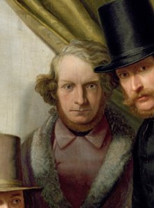 Die Mitglieder des Hamburger Künstlerclubs, 1840 (Detail)
