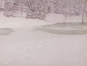 Neugefallener Schnee von Gustaf Fjæstad