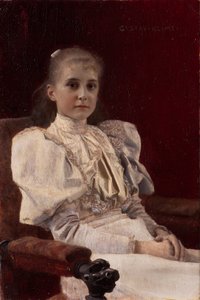 Sitzendes junges Mädchen, 1894