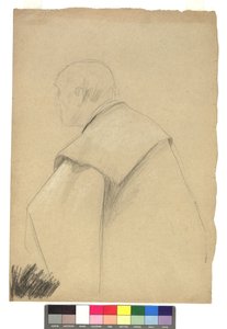 Studie zu einem alten Mann im Talar von Gustav Klimt