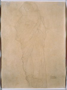 Studie einer Frau für "Jurisprudenz", ca. 1903