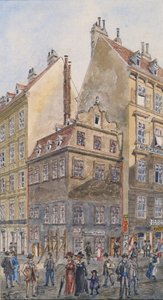 Der Salzgries in Wien (Ecke Tiefer Graben)