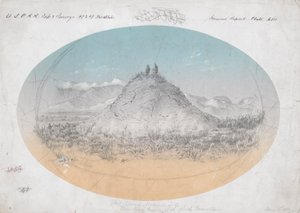 Heiße Quelle Mound in der von Gustav Sohon