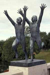 Skulptur, Frognerparken, Oslo, Norwegen, Europa