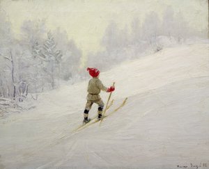 Skitraining von Gustav Wentzel