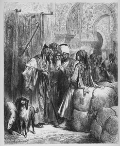 Der Bassa (Pascha) und der Händler - aus 