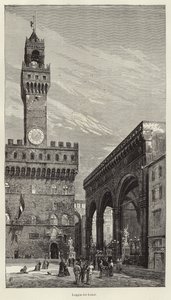 Loggia dei Lanzi von Gustave Bauernfeind