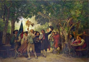 Der Gewinner des Hahnentanzes, 1871