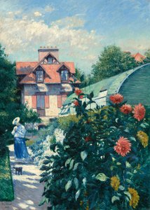 Dahlien, Garten in Petit Gennevilliers