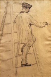 Studie für die Maler von Gustave Caillebotte