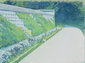Le Mur du Jardin Potager, Yerres von Gustave Caillebotte