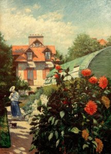 Der Garten, Petit Gennevilliers (Die Dahlien, Garten des Petit Gennevilliers)