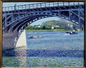 Die Brücke von Argenteuil von Gustave Caillebotte