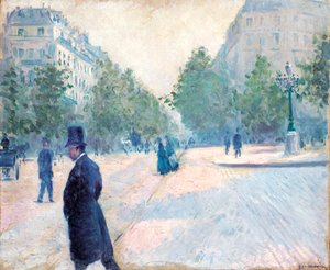 Place Saint Augustin, Nebeliges Wetter