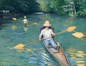 Ruderboote von Gustave Caillebotte