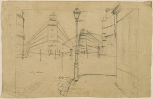Studie für Pariser Straße; Regentag von Gustave Caillebotte