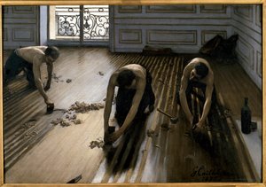 Die Bodenschaber von Gustave Caillebotte