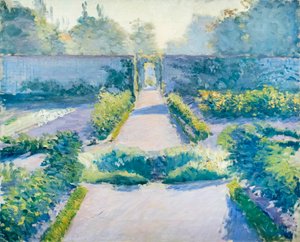 Der Küchengarten, Yerres, ca. 1875-1877 von Gustave Caillebotte