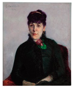 Frau mit einer Rose, 1884