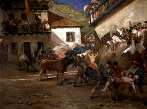 Stiere in Lezo von Gustave Colin