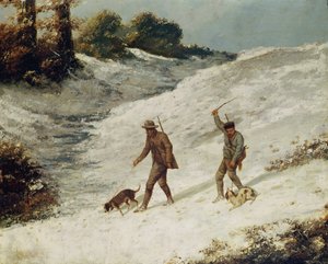 Jäger im Schnee oder Die Wilderer
