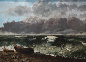Das stürmische Meer von Gustave Courbet