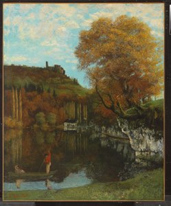 Der Spiegel von Scey-en-Varais, 1864-68 von Gustave Courbet