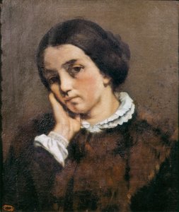 Porträt von Zelie Courbet von Gustave Courbet