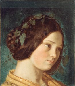 Porträt von Zélie Courbet, ca. 1842