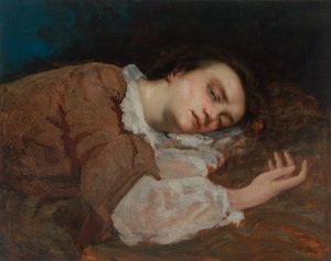 Studie für Les Demoiselles des bords de la Seine, 1856 von Gustave Courbet