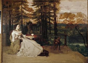 Die Dame von Frankfurt (Gemälde von Gustave Courbet) von Gustave Courbet