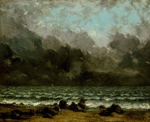 Das Meer, ca. 1865 von Gustave Courbet