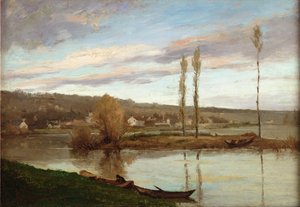 Die Seine bei Bougival, ca. 1851