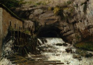 Die Quelle der Loue, 1864 von Gustave Courbet