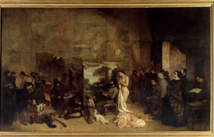 Das Atelier des Malers, eine echte Allegorie