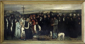 Das Begräbnis in Ornans - von Gustave Courbet, Musée d