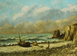 Zwei Boote am Strand