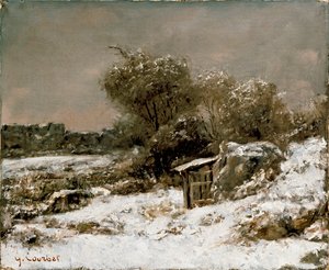 Winterszene, nach 1855