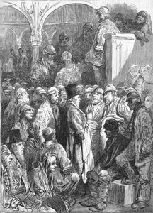 Billingsgate - Eröffnung des Marktes, 1872