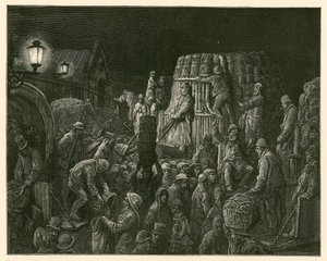 Covent Garden Market, London von Gustave Dore